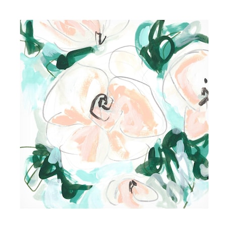 June Erica Vess 'Floral Rhythm IV' Canvas Art, 24x24